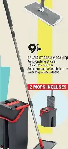 La Foir'Fouille Balais et seau mécanique offre
