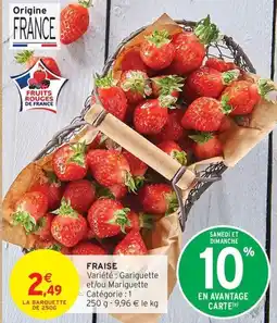 Intermarché Contact Fraise offre