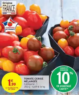 Intermarché Contact Tomate cerise melangée offre