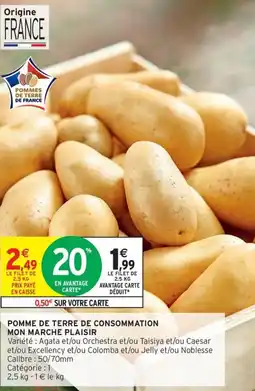 Intermarché Contact Pomme de terre de consommation mon marche plaisir offre