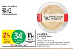 Intermarché Contact Houmous l'atelier blini offre