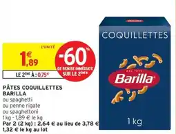 Intermarché Contact BARILLA Pâtes coquillettes offre