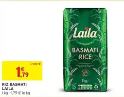 Intermarché Contact LAILA Riz basmati offre