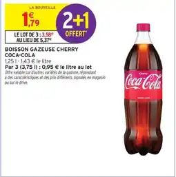 Intermarché Contact COCA-COLA Boisson gazeuse cherry offre