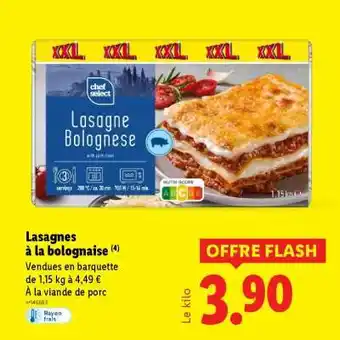 Lidl Lasagnes À La Bolognaise offre