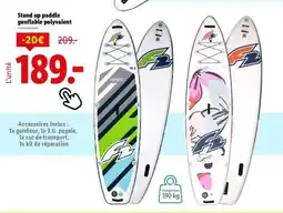 Lidl Stand up paddle gonflable polyvalent offre