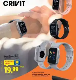 Lidl Montre fitness connectée offre