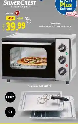 Lidl Mini-four SilverCrest offre