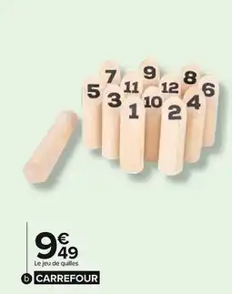 Carrefour Jeu de quilles nordique offre