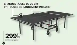 Carrefour Table de ping pong exterieur offre