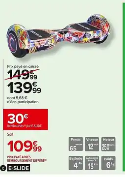 Carrefour Hoverboard offre