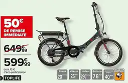 Carrefour Velo electrique pliable offre