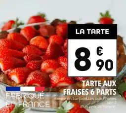 Supeco Tarte aux fraises 6 parts offre