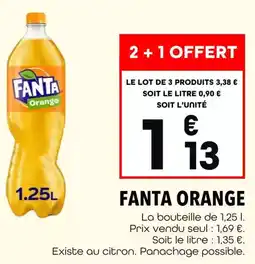 Supeco Fanta orange offre