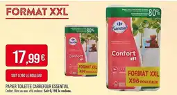 Match Papier toilette carrefour essential offre