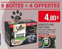 Match Barquettes pour chats sheba offre