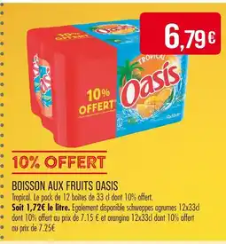 Match Oasis Boisson aux fruits offre