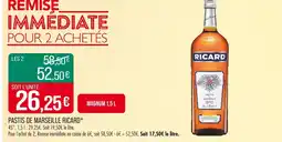 Match Ricard Pastis de Marseille offre