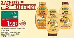 Match Shampooing ou après shampooing ultra doux offre