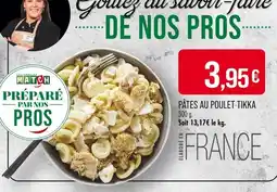 Match Pâtes au Poulet-Tikka offre
