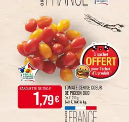 Match Tomate cerise coeur de pigeon duo offre