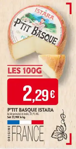 Match ISTARA P'tit Basque offre