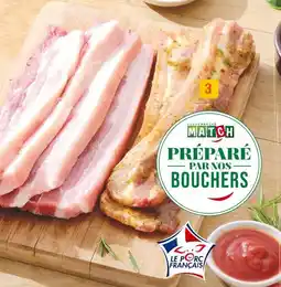 Match Produit élaboré : cuisse de porc tranchée avec os offre