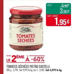 Match PIETRO CASTELLI Tomates séchées offre