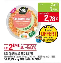 Match MIX BUFFET Bol gourmand offre