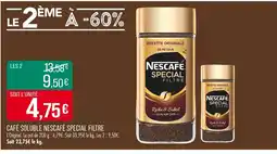 Match NESCAFÉ Café soluble special filtre offre