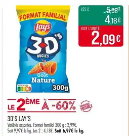 Match 3d’s lay’s offre