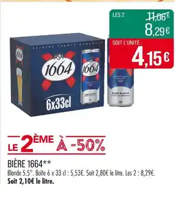 Match 1664 Bière offre