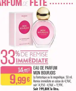 Match MON BOURJOIS Eau de parfum offre