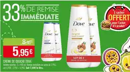 Match DOVE Crème de douche offre