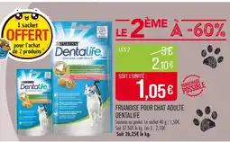 Match DENTALIFE Dentalife Friandise pour chat adulte offre