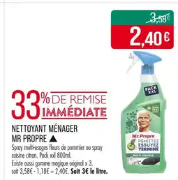 Match MR PROPRE Nettoyant ménager offre