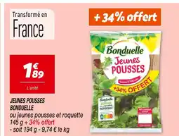 Netto BONDUELLE Jeunes Pousses offre