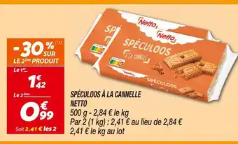 Netto NETTO Spéculoos à la cannelle offre