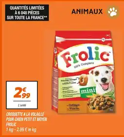 Netto Frolic Croquette à la volaille pour chien petit et moyen offre