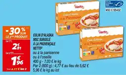 Netto NETTO Colin d'alaska à la provençale offre