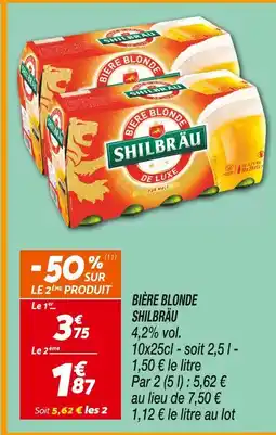 Netto SHILBRÄU Bière blonde offre