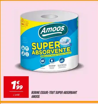 Netto AMOOS Bobine Essuie-Tout Super Absorbant offre