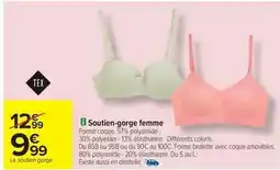 Carrefour Drive Tex - soutien-gorge femme offre