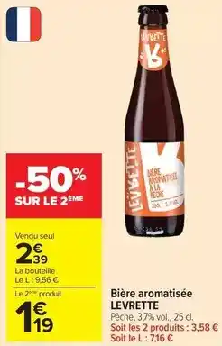 Carrefour Drive Bière aromatisée offre