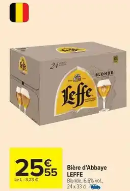 Carrefour Drive Leffe - bière d'abbaye offre