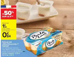 Carrefour Drive Yoplait - perle de lait offre decouverte offre