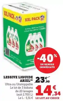 Carrefour Drive Vahiné - préparation pour crème glacée offre