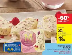 Carrefour Drive Magnum - bâtonnets glacés offre