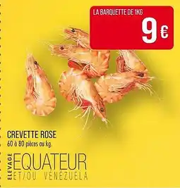 Match Crevette rose offre
