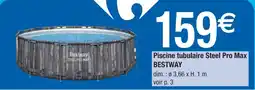 Cora x Carrefour BESTWAY Piscine tubulaire Steel Pro Max offre